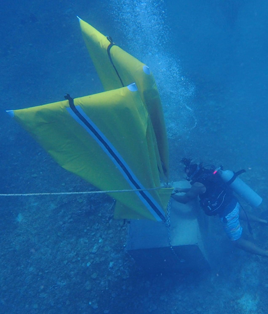 Installing underwater moorings